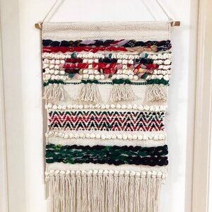 Karma Living Woven Fabric Art Wall Hanging